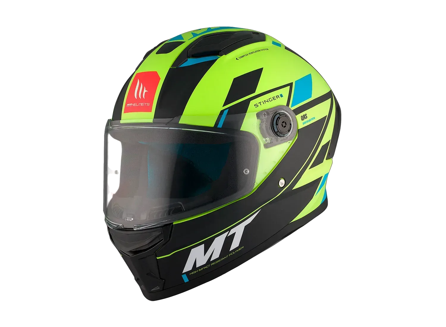 Мотошолом MT STINGER 2 Zivze C3 Matt Yellow XXS