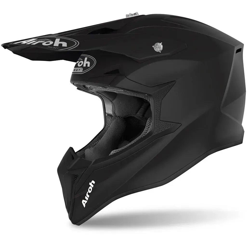 Мотошолом дитячий Airoh Wraap Solid Matt Black Youth M