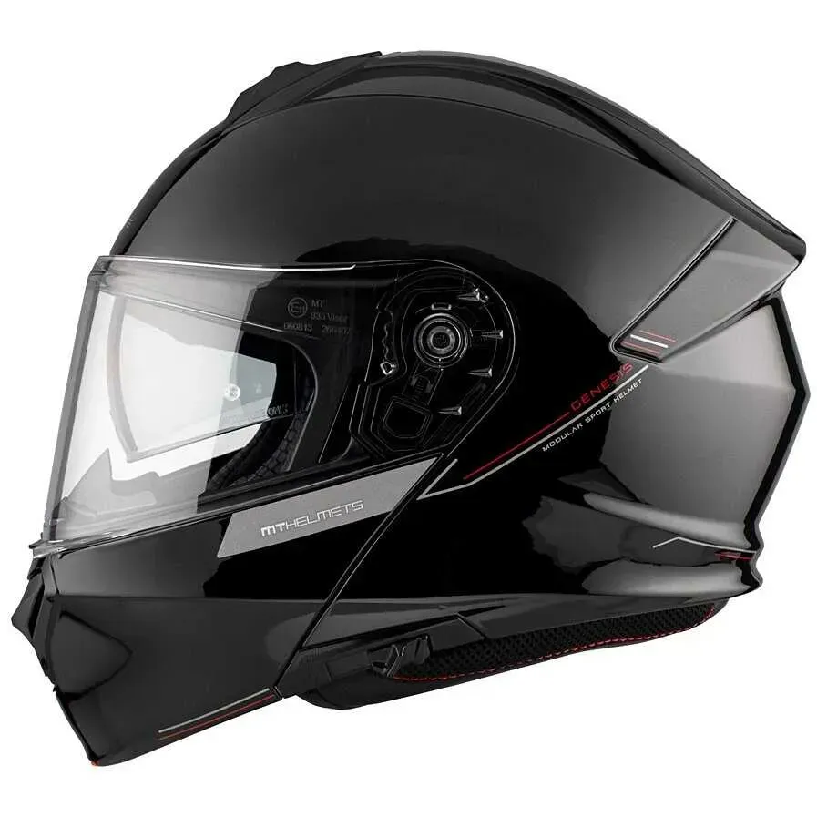 Мотошолом MT Genesis SV A1 Gloss Black XS