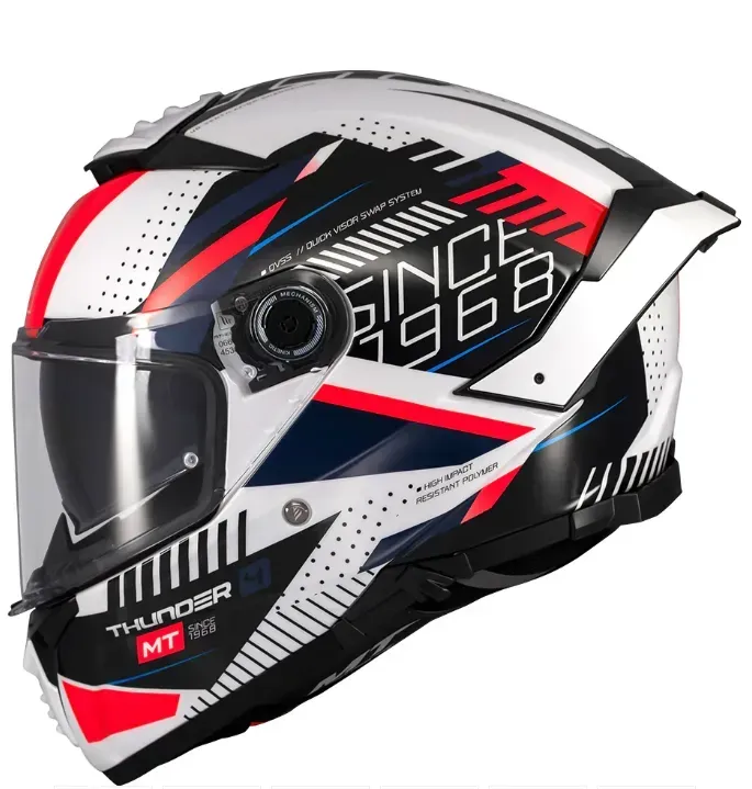 Мотошолом MT THUNDER 4 SV LUMINENCE A17 Gloss S
