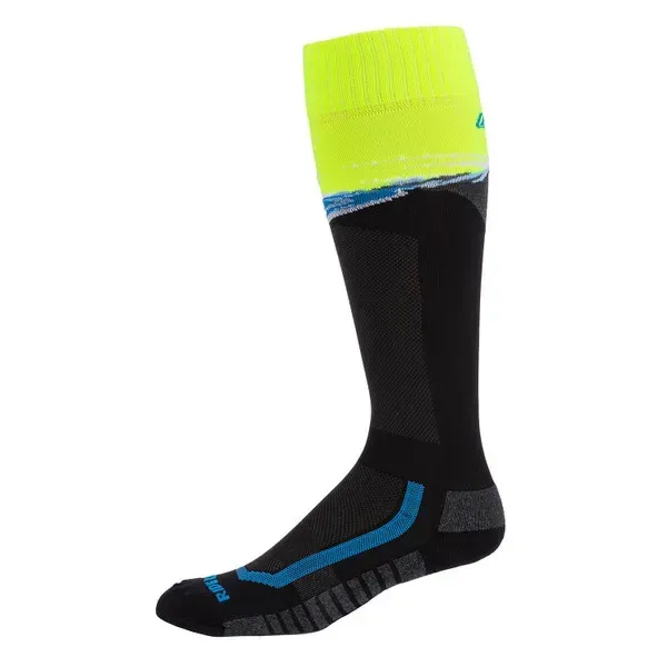 Мото шкарпетки KLIM Aggressor Vented Sock LG Twoually - Black - Hi-Vis M
