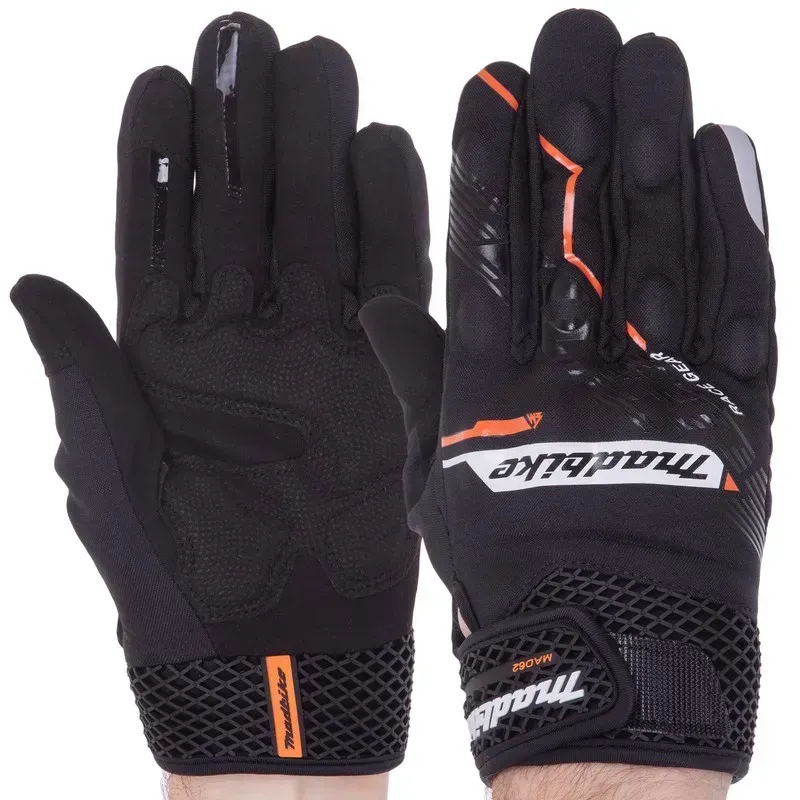 Моторукавички теплі Mad Bike MAD-62 Orange L