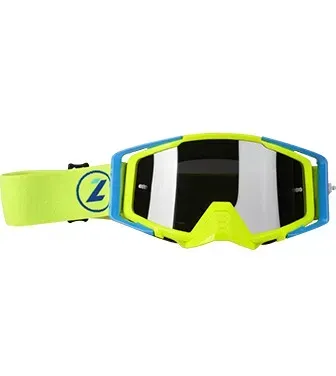 Маска кросова LAZER Goggle Race Style Yellow Fluo - Mirror Silver Lens