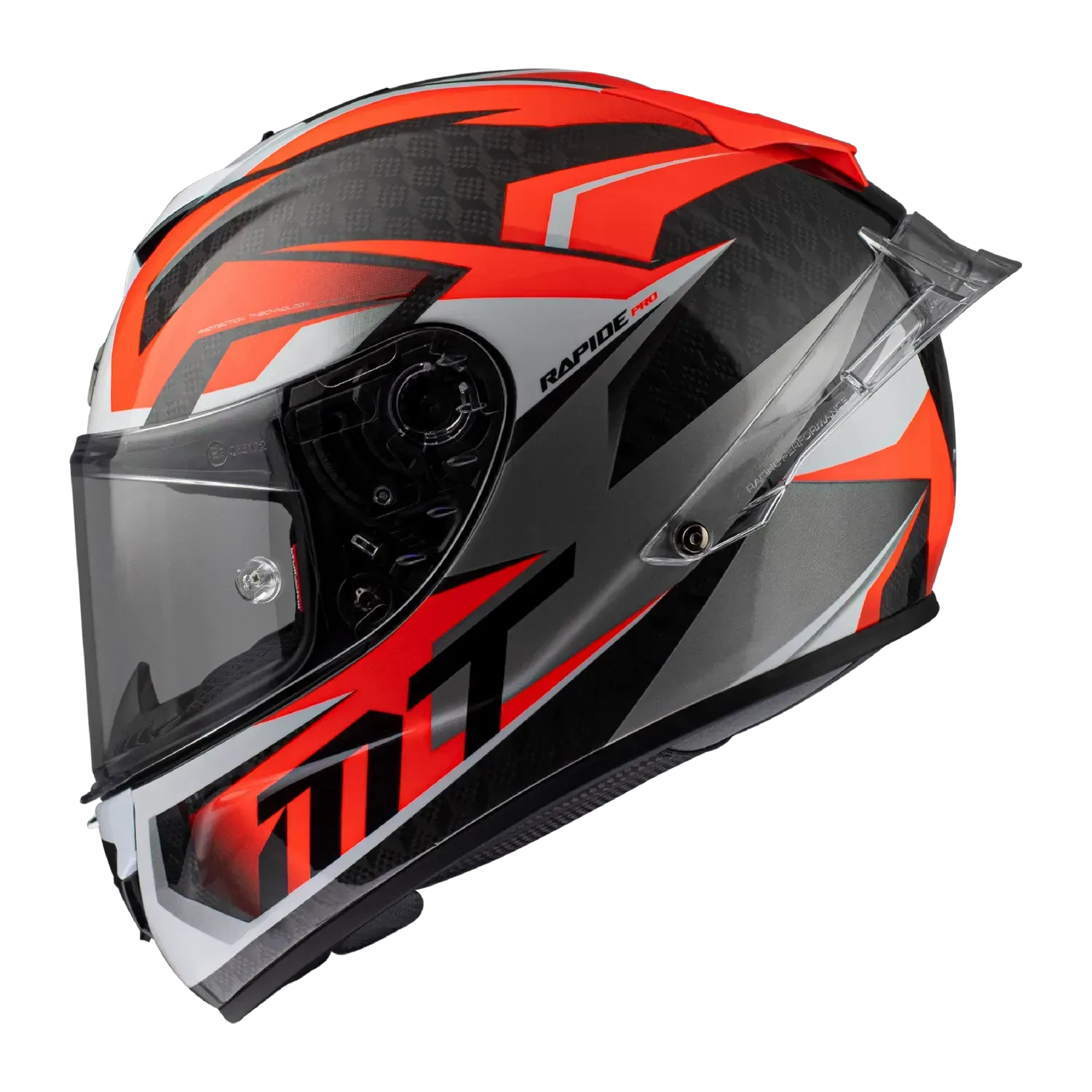 Мотошолом MT RAPIDE Pro Carbon FUGAZ A5 Gloss Red XL