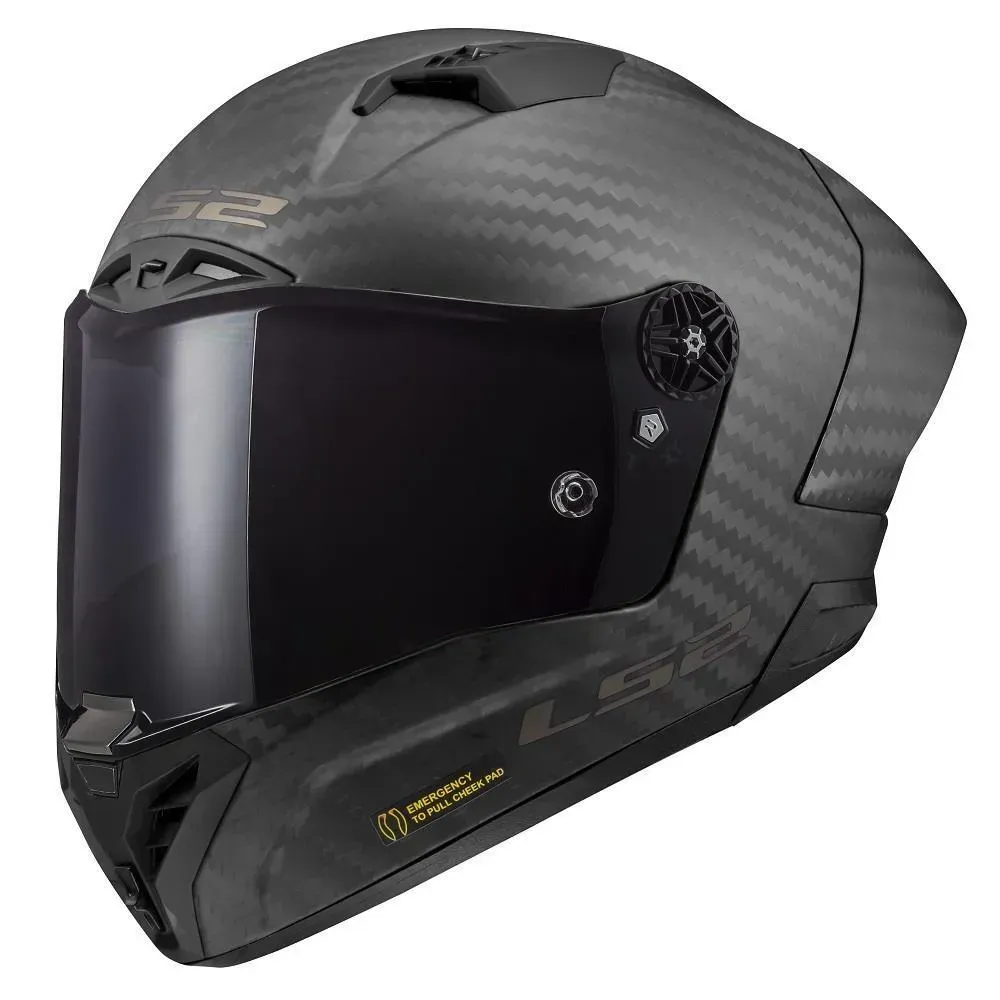 Мотошолом LS2 FF805 Thunder C GP FIM Matt Carbon ECE2206 S