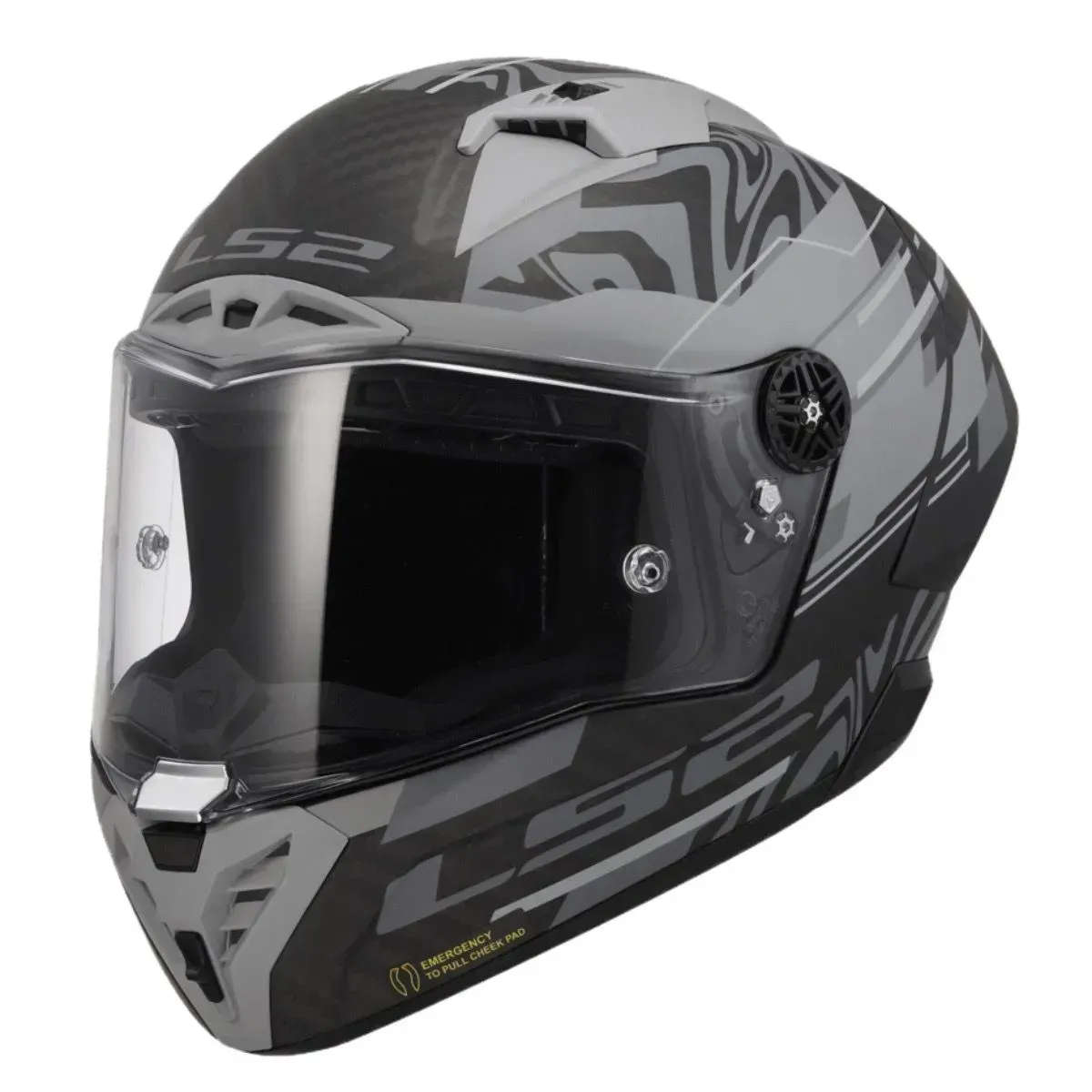 Мотошолом LS2 FF805 Thunder GP Aero Polar Matt Black