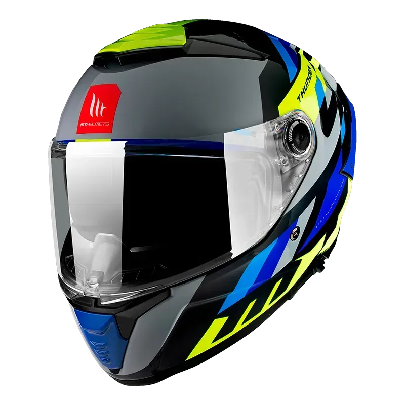Мотошолом MT THUNDER 4 SV Ergo E17 Gloss Blue M