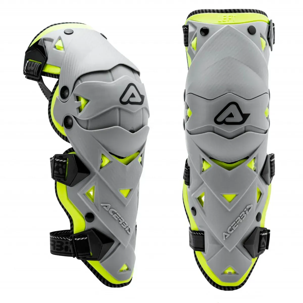 Мотонаколінники Acerbis Impact Evo 3.0 Grey Yellow