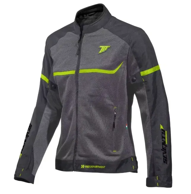 Мотокуртка Seventy JR30.2 MOJAVE LADY Grey Yellow S