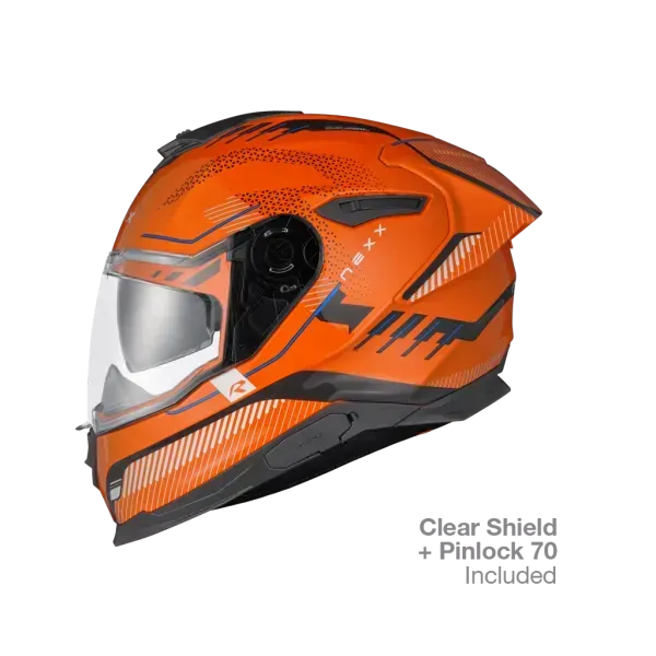 Мотошолом Nexx Y.100R BARON ORANGE XS