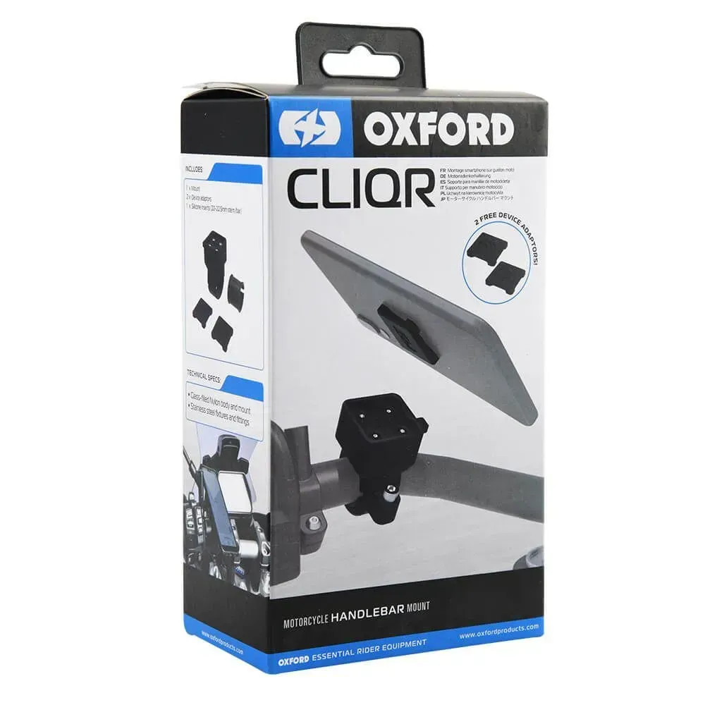 Тримач Oxford CLIQR Motorcycle handlebar clamp 22.1mm