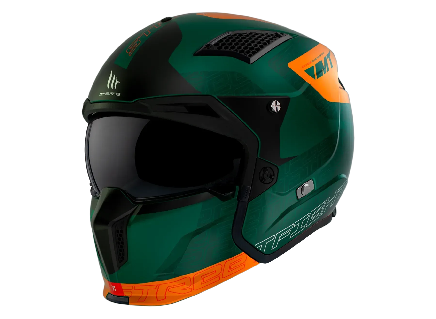 Мотошолом MT STREETFIGHTER SV S Totem C6 Matt Green ECE2206 L