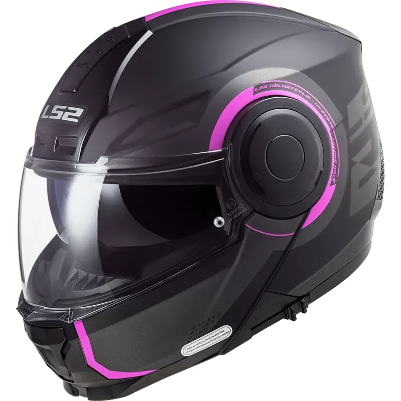 Мотошолом LS2 FF902 Scope Arch Matt Titanium Pink + Pinlock M