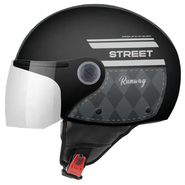 Мотошолом MT STREET S RUNWAY B2 Gloss XS