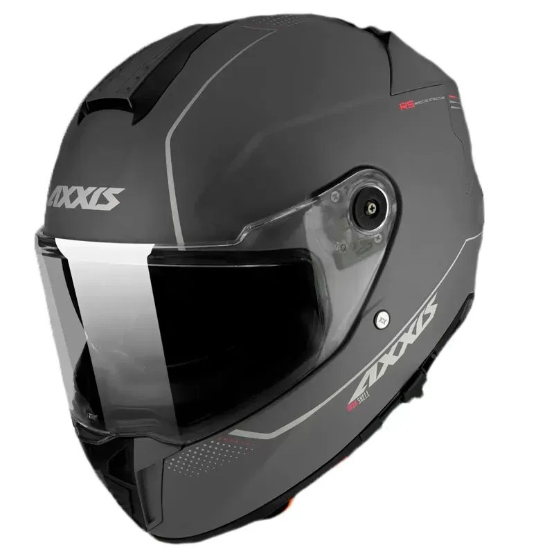 Мотошолом AXXIS HAWK SV Solid A2 Matt Titanium L