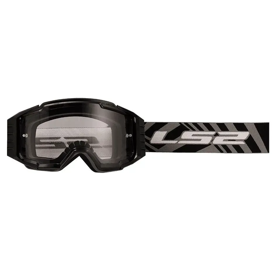 Маска кросова LS2 Charger Pro Goggle Black With Clear Visor
