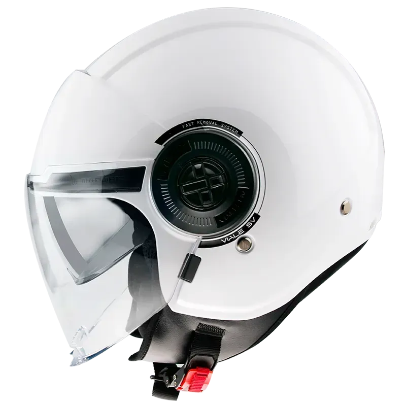 Мотошолом MT VIALE SV S Solid Gloss White XS