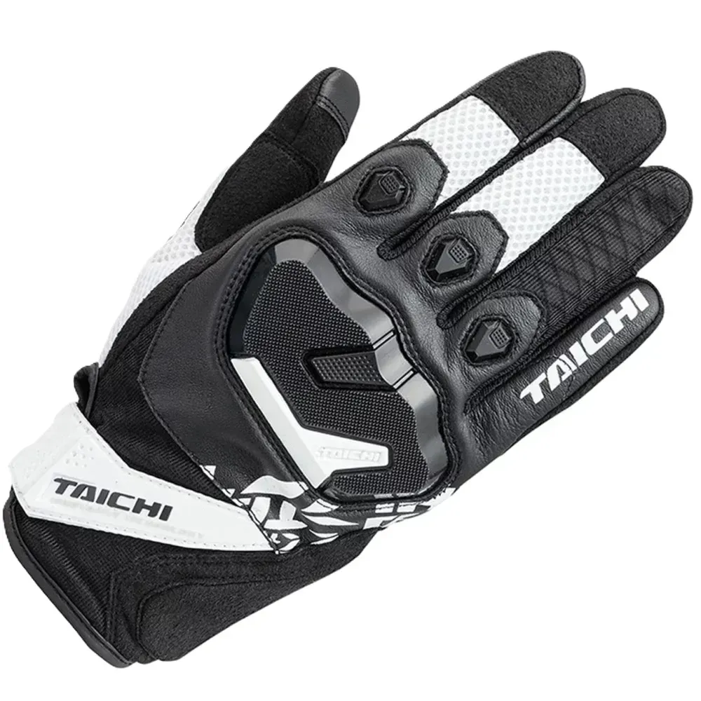 Моторукавички RS Taichi Surge Mesh White Black L