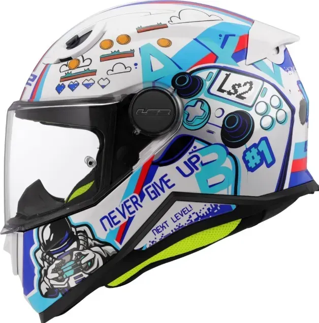 Мотошолом дитячий LS2 FF812 Kid Next Level White L