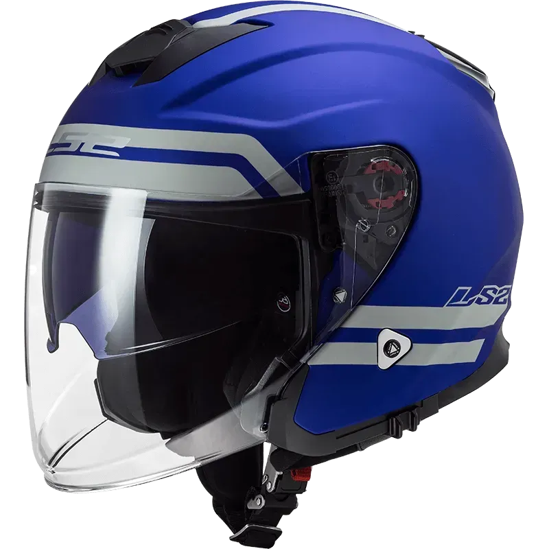 Мотошолом LS2 OF521 Infinity Hyper Matt Blue
