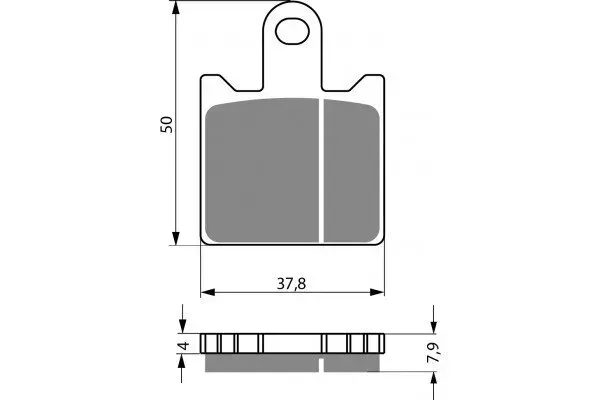 Колодки гальмівні NIBK Pm243