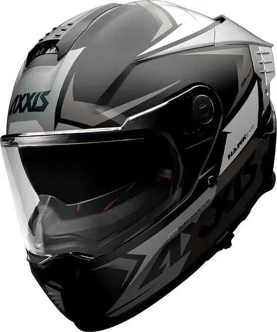 Мотошолом AXXIS HAWK SV EVO IXIL A2 Matt Titanium XS