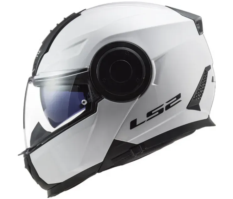 Мотошолом LS2 FF902 Scope 2 Solid Gloss White L