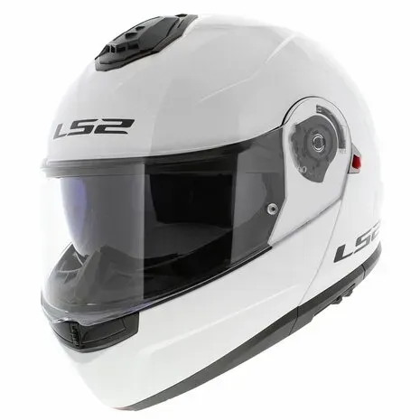 Мотошолом LS2 FF908 Strobe II Solid Gloss White ECE2206 XS