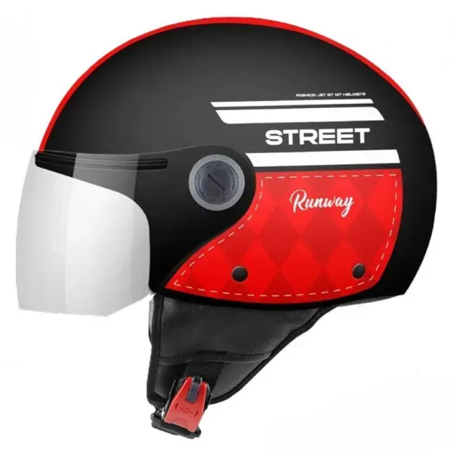 Мотошолом MT STREET S RUNWAY B5 Gloss XS