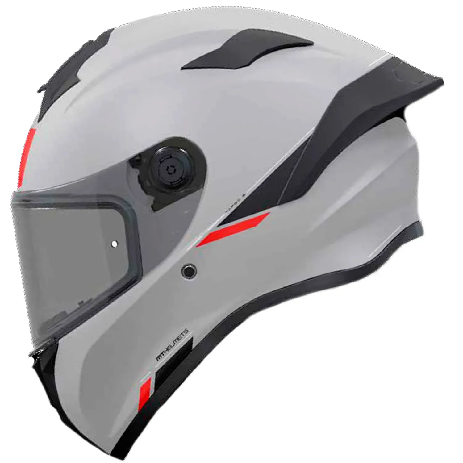 Мотошолом MT Targo S Solid A12 Gloss Grey ECE2206 XS