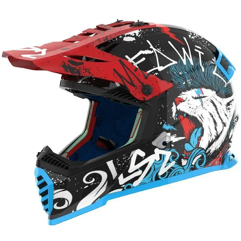 Мотошолом дитячий LS2 MX437 Fast 2 Mini Starmaw Black YL