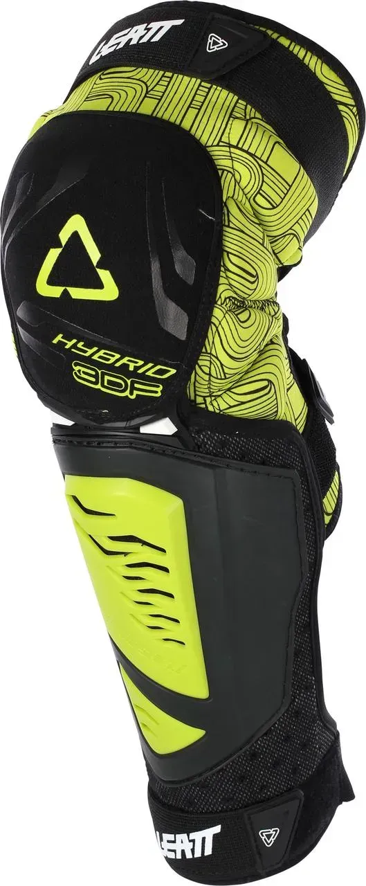 Мотонаколінники Leatt 3DF Hubrid Long Yellow