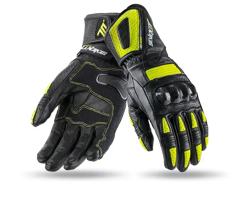 Моторукавички жіночі Seventy R20 Black Yellow LADY XS