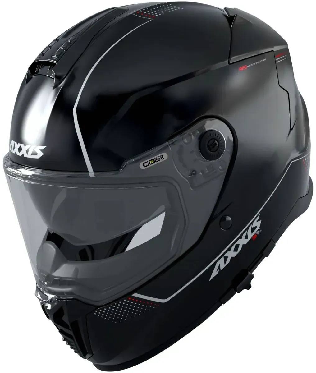 Мотошолом AXXIS HAWK SV Solid A1 Gloss Black L