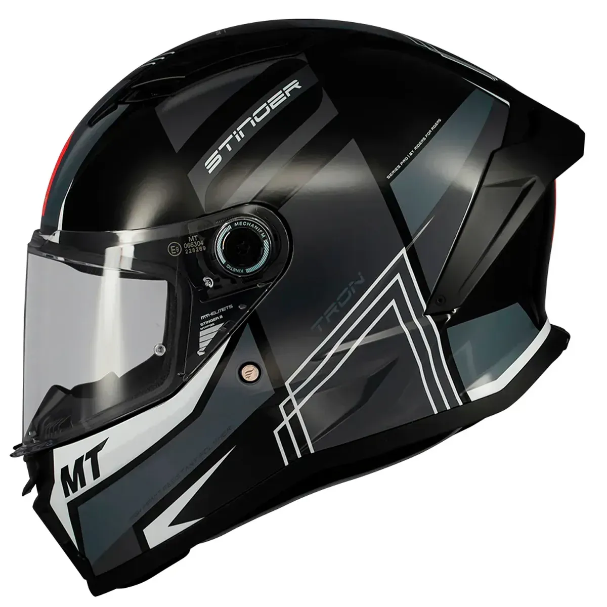 Мотошолом MT STINGER 2 Tron B12 Gloss XL