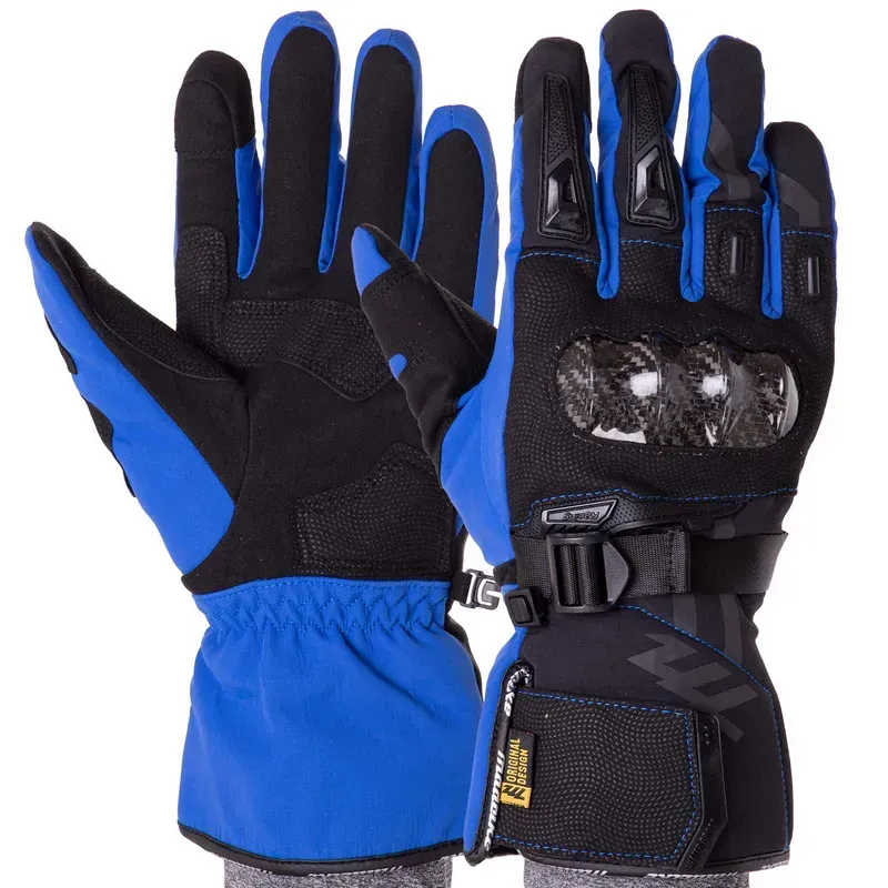 Моторукавички теплі Mad Bike MAD66X Blue M