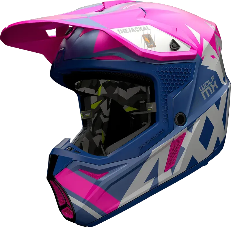 Мотошолом AXXIS WOLF Jackal C18 Matt Pink XS