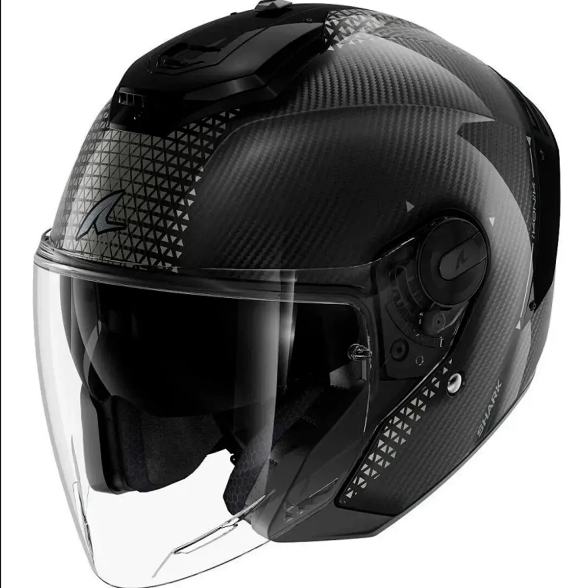 Мотошолом SHARK RS Jet Carbon Ikonik Carbon Black Chrom S