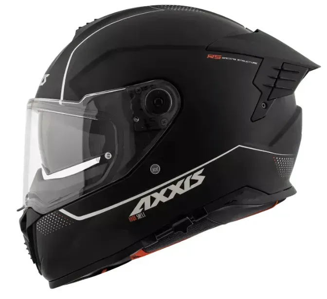 Мотошолом AXXIS HAWK SV Solid A1 Matt Black L