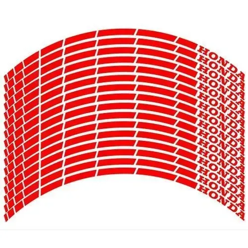 Наклейка на обід колеса Honda Red