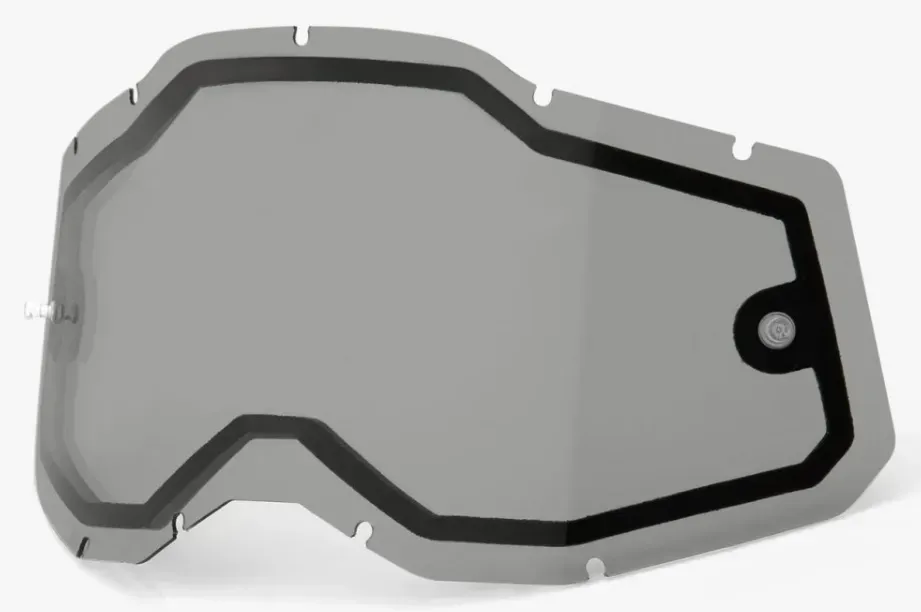 Лінза подвійна 100% RACECRAFT 2/ACCURI 2/STRATA 2 Dual Replacement Lens - Smoke