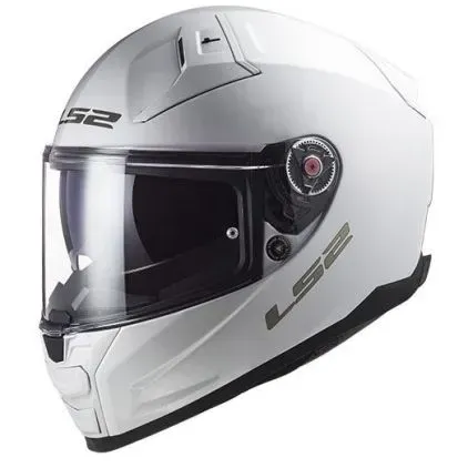 Мотошолом LS2 FF811 Vector II Solid Gloss White ECE2206 XS