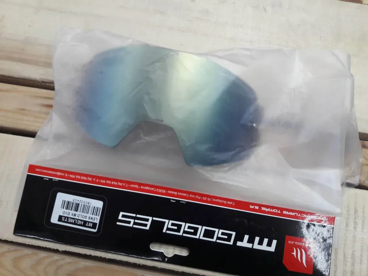 Лінза MT Goggles Mx Evo Gold