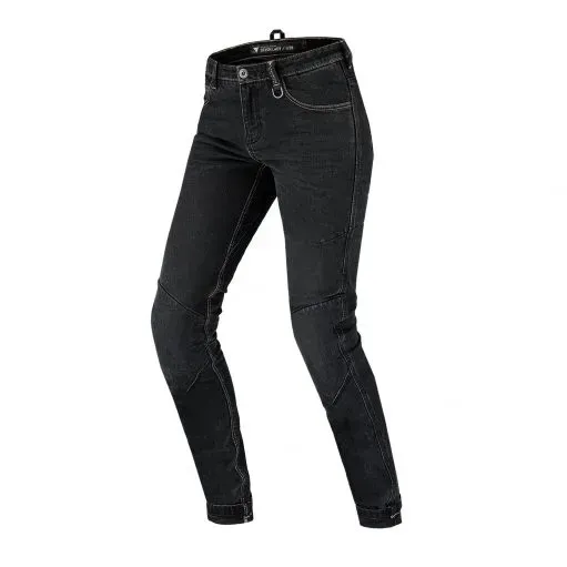Мотоджинси SHIMA Devon Black Lady W24-L32