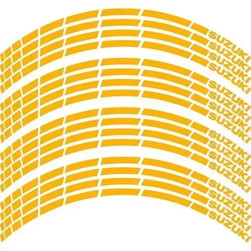 Наклейка на обід колеса Suzuki Gold