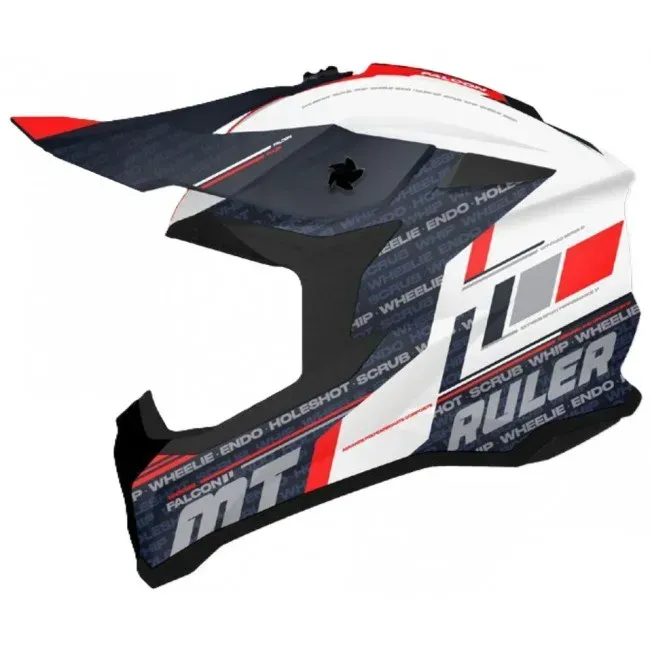 Мотошолом MT FALCON S RULER A15 Gloss XS