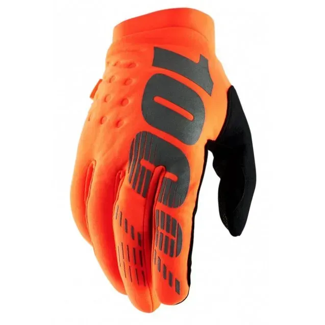 Моторукавички теплі RIDE 100% Brisker Orange M