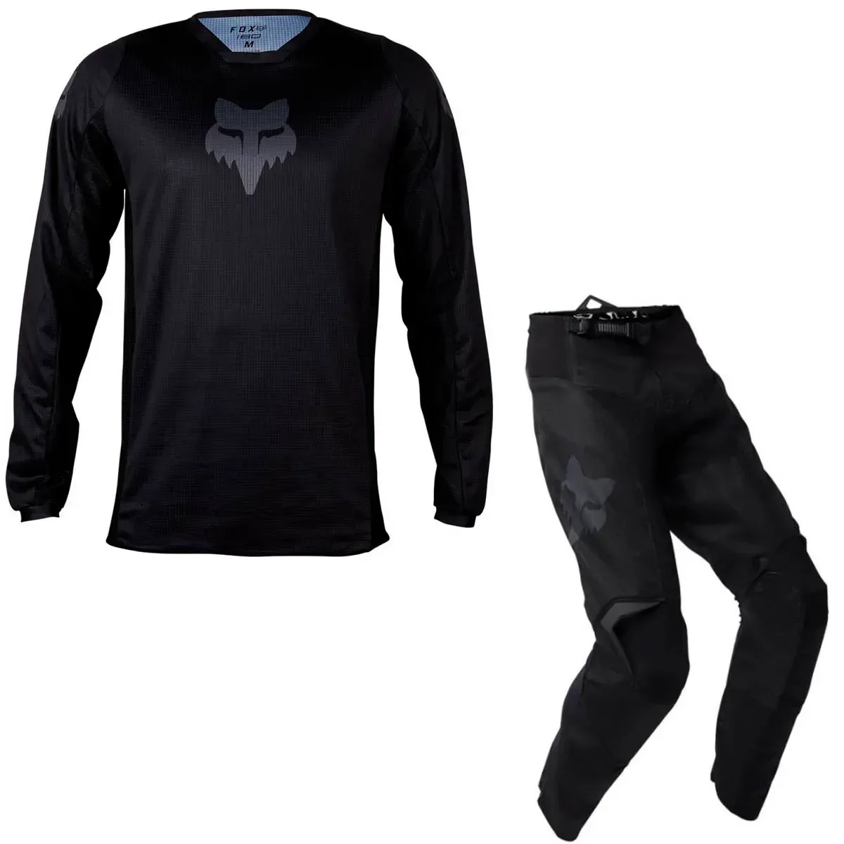 Комплект джерсі штани FOX 180 Jersey BLACKOUT Black XXL