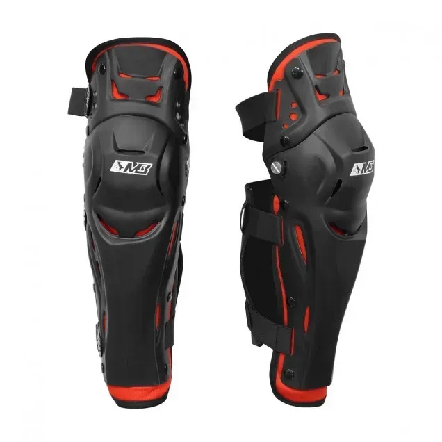 Мотонаколінники MadBull M7019K black red S/M