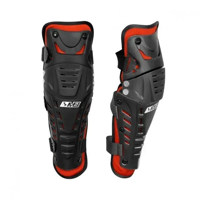 Мотонаколінники MadBull M7022K black red S/M